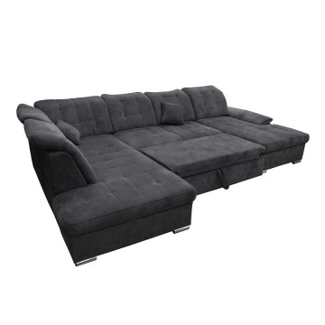 Canapé panoramique droit convertible Karolina - Le Dépôt Bailleul