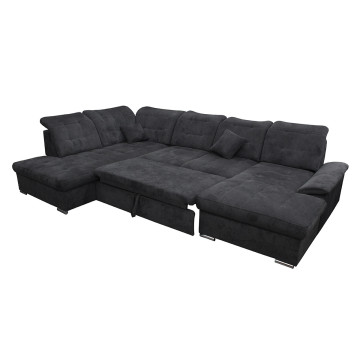 Canapé panoramique droit convertible Karolina - Le Dépôt Bailleul