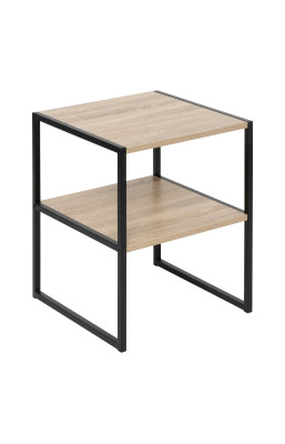 Chevet 2 niveaux bois et...