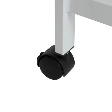 Portant à vêtement en métal blanc avec patères 5five - Le Dépôt Bailleul