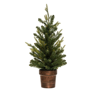 Sapin en pot 70 cm artificiel vert Helsinki - Le Dépôt Bailleul