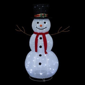 Bonhomme de neige 120 cm lumineux extérieur - Le Dépôt Bailleul