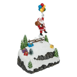 Village de Noël Père-Noël et ses ballons animé et lumineux - Le Dépôt Bailleul