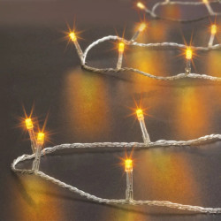 Guirlande lumineuse 200 LED 20 mètres blanc chaud - Le Dépôt Bailleul