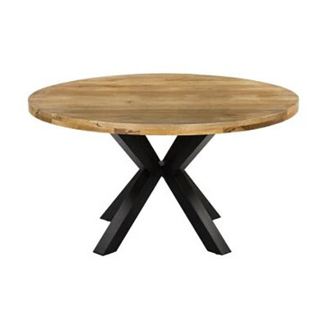 Table ronde 140 cm bois massif Leya - Le Dépôt Bailleul