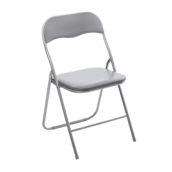 Chaise pliante basic gris 5five - Le Dépôt Bailleul