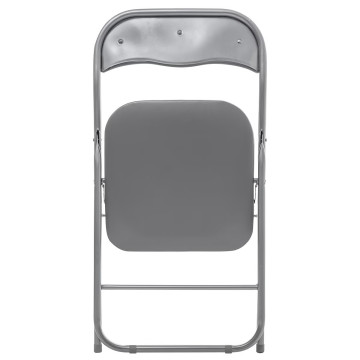 Chaise pliante basic gris 5five - Le Dépôt Bailleul