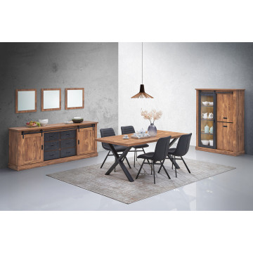 Table à manger fixe 190 cm pieds X Elo - Le Dépôt Bailleul