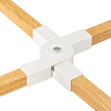 Etendoir 40m Bara effet bois 4 roues 5five - Le Dépôt Bailleul