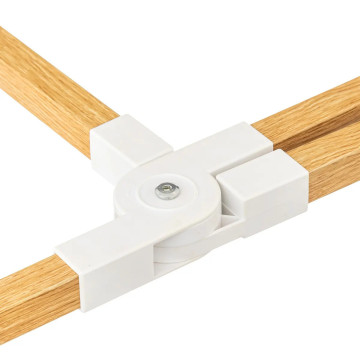 Etendoir 40m Bara effet bois 4 roues 5five - Le Dépôt Bailleul