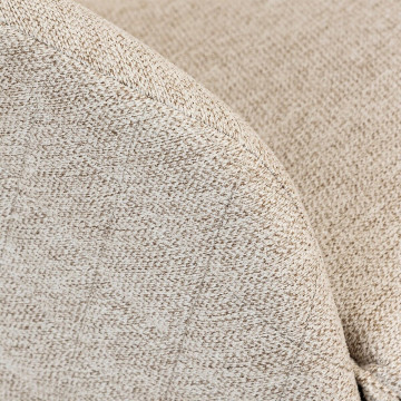 Fauteuil de bar tissu beige Marlo Atmosphera - Le Dépôt Bailleul