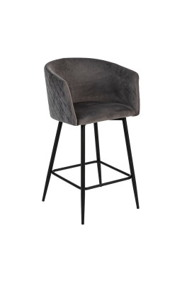 Fauteuil de bar velours...