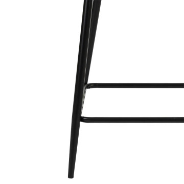 Fauteuil de bar velours gris Marlo Atmosphera - Le Dépôt Bailleul