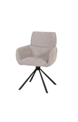 Chaise pivotante 360° tissu...