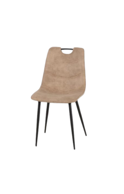 Chaise simili taupe avec...