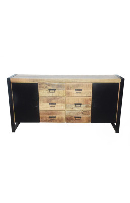 Buffet 2 portes métal 6...