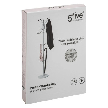 Porte manteaux et parapluies 12 tiges boules métal 5five - Le Dépôt Bailleul