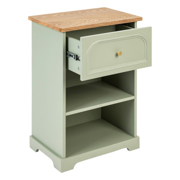 Table de chevet 1 tiroir Mohea céladon Atmosphera - Le Dépôt Bailleul