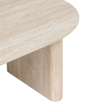 Table basse Anaya MDF effet travertin Atmosphera - Le Dépôt Bailleul