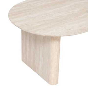 Table basse Anaya MDF effet travertin Atmosphera - Le Dépôt Bailleul