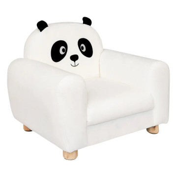 Fauteuil enfant Panda blanc Atmosphera - Le Dépôt Bailleul