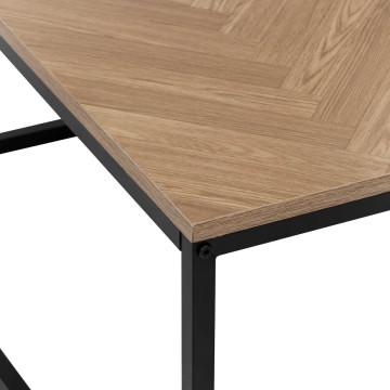 Table basse Chevrons MDF et métal 5five - Le Dépôt Bailleul