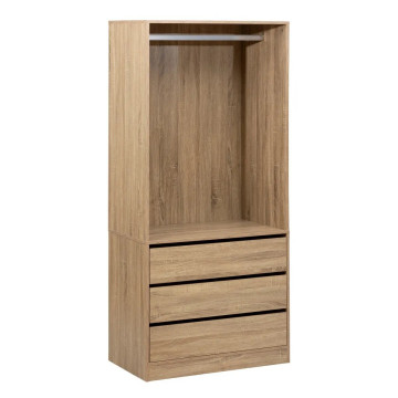 Dressing penderie 3 tiroirs Dolo naturel 5five - Le Dépôt Bailleul