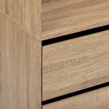 Dressing penderie 3 tiroirs Dolo naturel 5five - Le Dépôt Bailleul