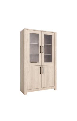 Vitrine 2+2 portes naturel...