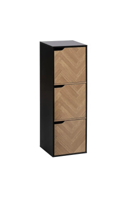 Etagère 3 cases avec portes...