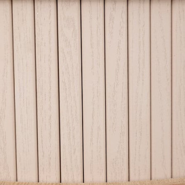 Table basse rond D60 portes coulissantes beige Atmosphera - Le Dépôt Bailleul