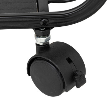 Étagère à roulettes 3 niveaux métal et bois 5five- Le Dépôt Bailleul