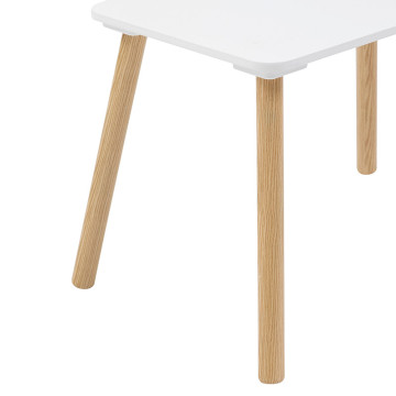 Ensemble table + 2 chaises pour enfant Alex blanc Atmosphera - Le Dépôt Bailleul