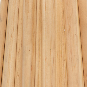 Lampe à poser Adon 53 cm bois beige Atmosphera - Le Dépôt Bailleul