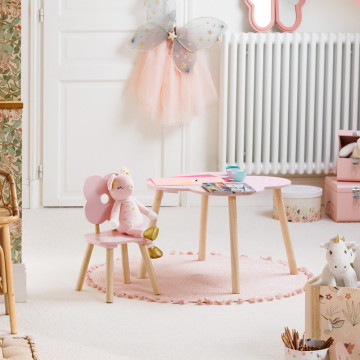 Table enfant Douceur fleur rose Atmosphera - Le Dépôt Bailleul