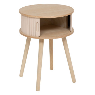 Chevet rond 2 portes crème Nysos Atmosphera - Le Dépôt Bailleul