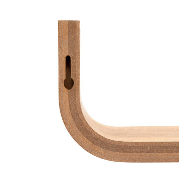 Etagère murale courbée Fixy 80 cm naturel 5five - Le Dépôt Bailleul