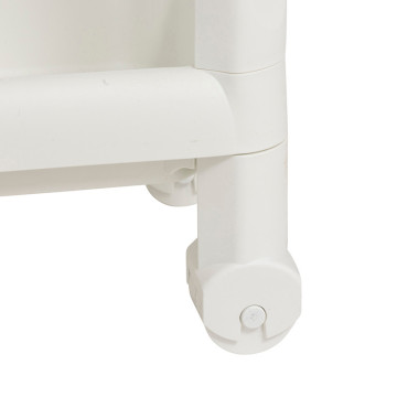 Desserte 3 niveaux plastique blanc 5five - Le Dépôt Bailleul