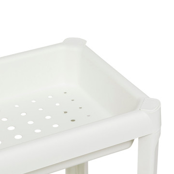 Etagère 4 niveaux plastique blanc 5five - Le Dépôt Bailleul