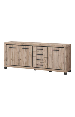 Buffet 225 cm 3 portes 4...