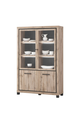 Vitrine avec éclairage 2+2...