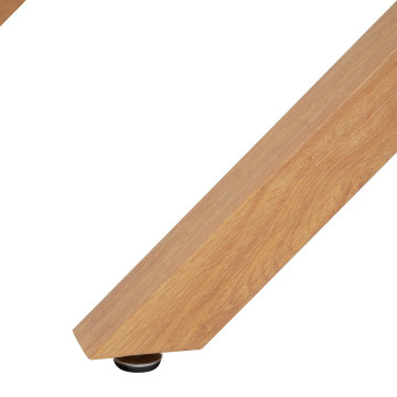 Table à manger 180 x 90 cm verre et métal Jorel Atmosphera - Le Dépôt Bailleul