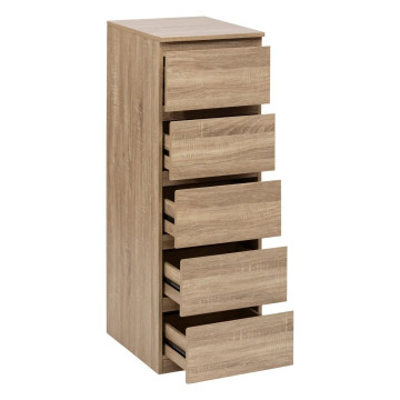 Chiffonnier 5 tiroirs Dolo naturel 5five - Le Dépôt Bailleul