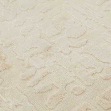 Tapis 100 x 150 cm recyclé ROW ivoire Atmosphera - Le Dépôt Bailleul