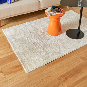 Tapis 100 x 150 cm recyclé ROW ivoire Atmosphera - Le Dépôt Bailleul