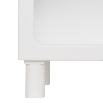 Table de chevet 1 niche Tara blanc Atmosphera - Le Dépôt Bailleul