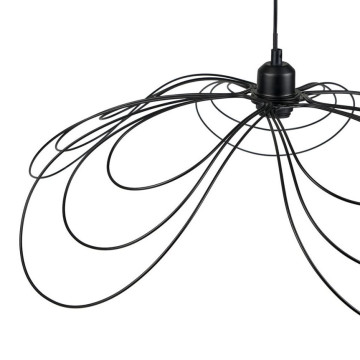 Suspension filaire D70 métal Margaux noir Ostaria - Le Dépôt Bailleul