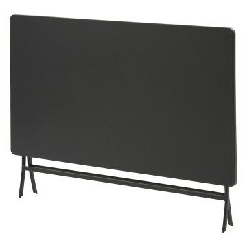 Table rect pliante Greensboro 6p graphite Hespéride - Le Dépôt Bailleul