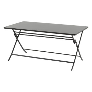 Table rect pliante Greensboro 6p graphite Hespéride - Le Dépôt Bailleul