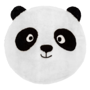 Tapis rond D100 noir et...